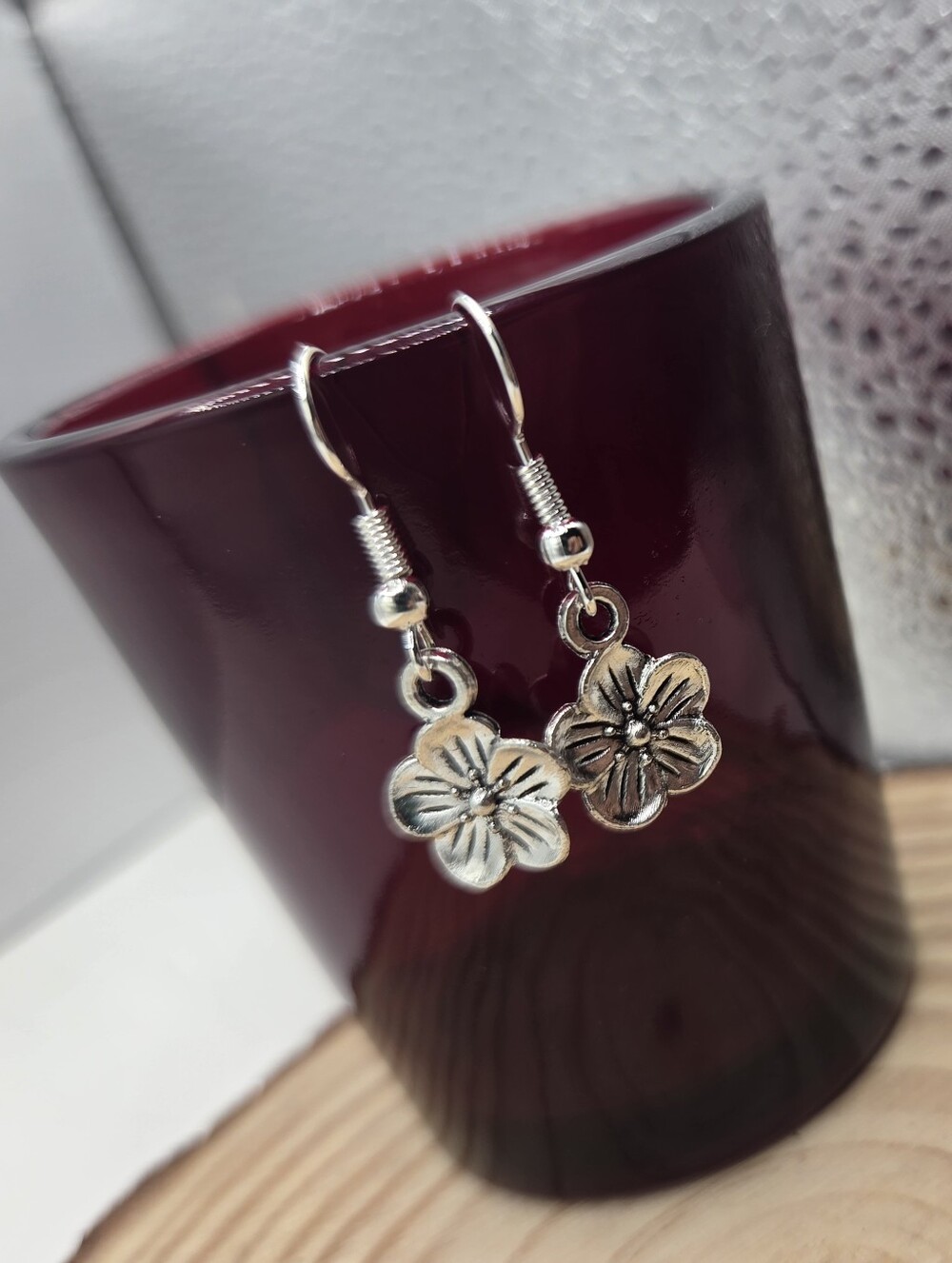 Flower Charm Earrings